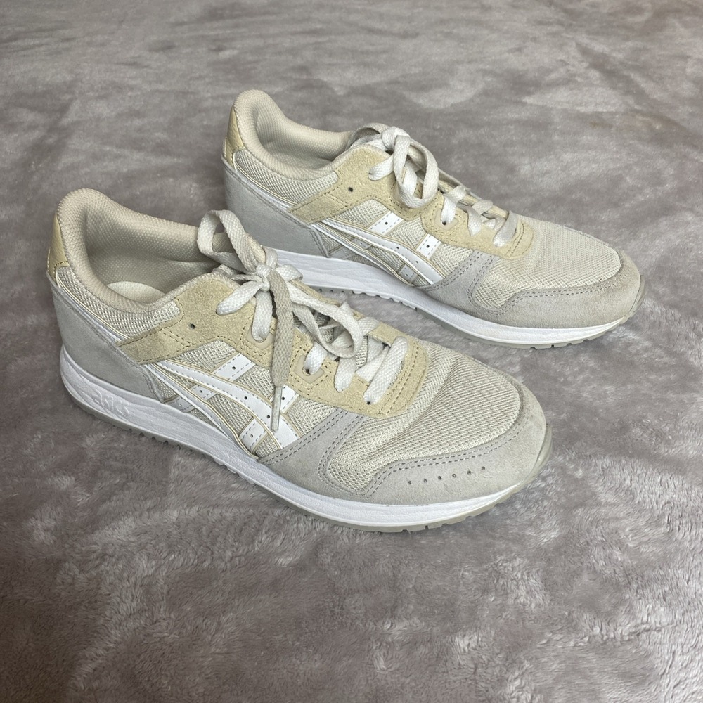 Asics Lyte Classic Women's Size 7.5 Casual Comfort Shoes‎ Sneakers Oatmeal White